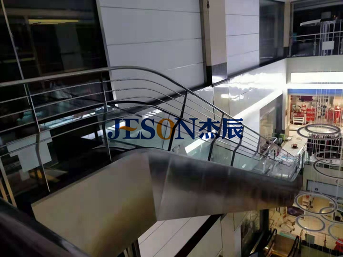 杰辰五金商场扶梯防坠栏厂家定制